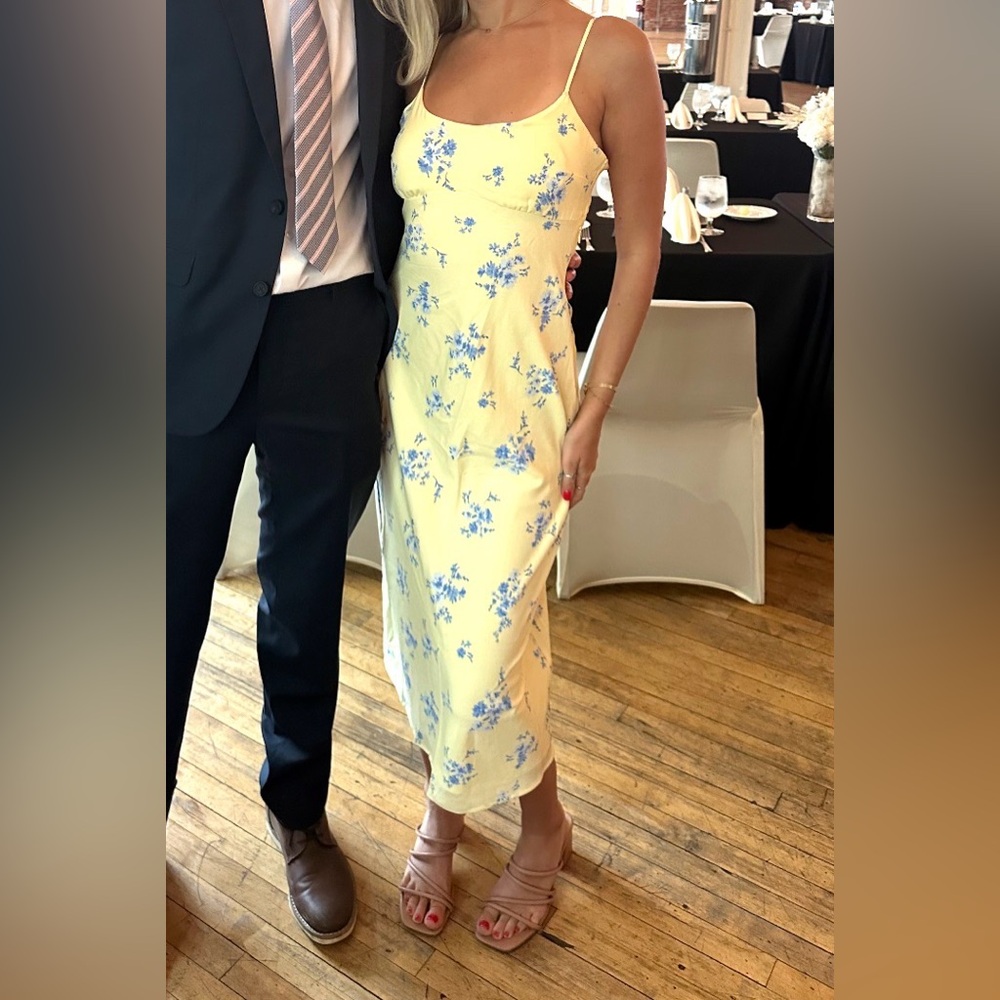 Floral Yellow Dress